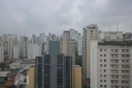 Sala - Vista de apartamento para alugar com 1 quarto, 64m² em Jardim Paulista, São Paulo