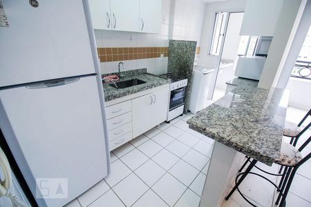 Cozinha de apartamento para alugar com 1 quarto, 46m² em St. Bela Vista, Goiânia