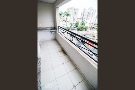 Varanda da Sala de apartamento para alugar com 1 quarto, 46m² em St. Bela Vista, Goiânia