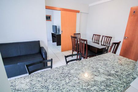 Sala de apartamento para alugar com 1 quarto, 46m² em St. Bela Vista, Goiânia