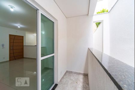 Varanda da sala de apartamento à venda com 3 quartos, 69m² em Vila Pires, Santo André