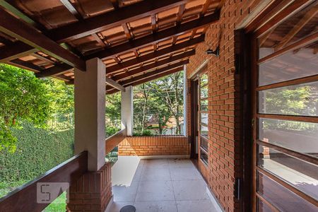 Varanda da Sala de casa à venda com 3 quartos, 380m² em Jardim Morumbi, São Paulo
