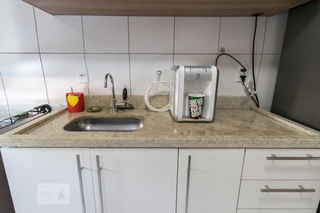 Apartamento para alugar com 46m², 1 quarto e 1 vagaCozinha - Detalhe da pia