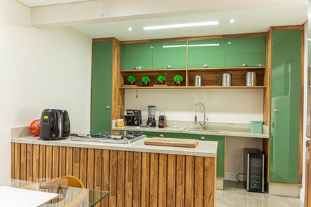 Cozinha integrada de apartamento à venda com 3 quartos, 136m² em Vila Califórnia, São Paulo