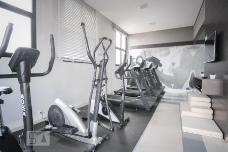Apartamento para alugar com 40m², 1 quarto e 1 vaga Apartamento para alugar com 40m², 1 quarto e 1 vagaAcademia