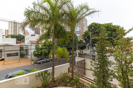 Vista da sacada de apartamento à venda com 1 quarto, 50m² em Cambuí, Campinas
