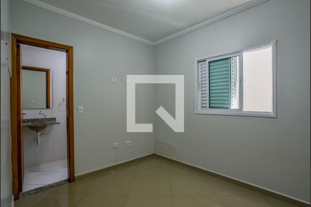 Quarto Suíte de apartamento à venda com 2 quartos, 53m² em Vila Scarpelli, Santo André
