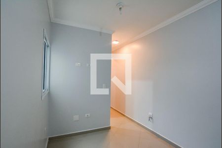 Sala de apartamento à venda com 2 quartos, 53m² em Vila Scarpelli, Santo André