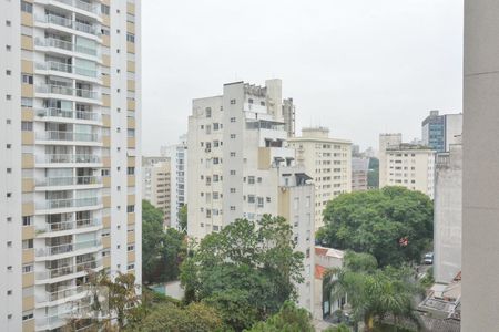 Varanda - vista de apartamento para alugar com 1 quarto, 50m² em Consolação, São Paulo