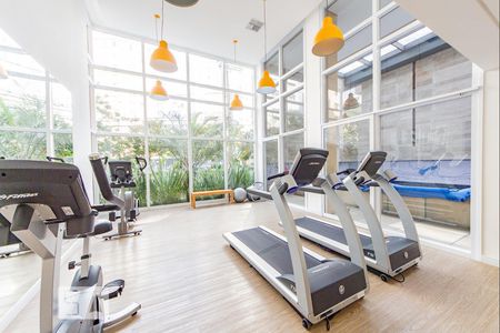 Apartamento para alugar com 50m², 1 quarto e 2 vagas Apartamento para alugar com 50m², 1 quarto e 2 vagasAcademia