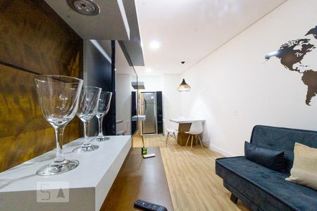Sala de apartamento para alugar com 1 quarto, 44m² em Barro Preto, Belo Horizonte