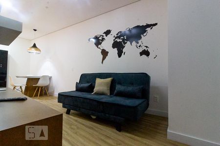 Sala de apartamento para alugar com 1 quarto, 44m² em Barro Preto, Belo Horizonte