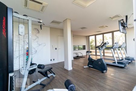 Apartamento para alugar com 34m², 1 quarto e 1 vaga Apartamento para alugar com 34m², 1 quarto e 1 vagaAcademia