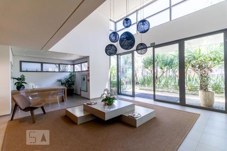 Apartamento para alugar com 34m², 1 quarto e 1 vaga Apartamento para alugar com 34m², 1 quarto e 1 vagaHall social