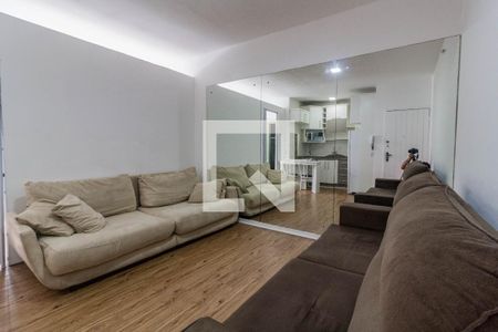 Sala de apartamento para alugar com 1 quarto, 30m² em Kobrasol, São José