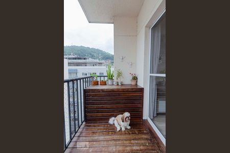 Varanda da Sala de apartamento para alugar com 2 quartos, 58m² em Tijuca, Rio de Janeiro