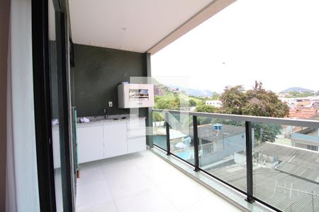 Varanda de apartamento à venda com 3 quartos, 75m² em Pechincha, Rio de Janeiro