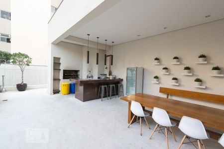 Apartamento à venda com 47m², 1 quarto e 1 vagaChurrasqueira