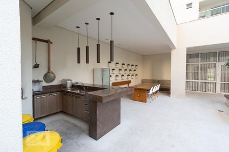 Apartamento à venda com 47m², 1 quarto e 1 vagaChurrasqueira