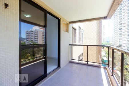 Varanda da Sala de apartamento à venda com 3 quartos, 89m² em Recreio dos Bandeirantes, Rio de Janeiro