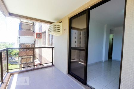 Varanda da Sala de apartamento à venda com 3 quartos, 89m² em Recreio dos Bandeirantes, Rio de Janeiro