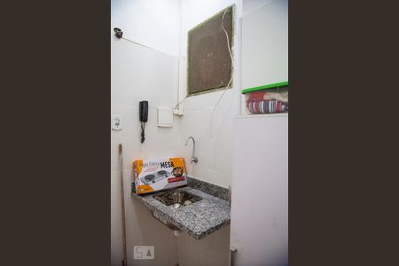 Cozinha de apartamento para alugar com 1 quarto, 22m² em Copacabana, Rio de Janeiro