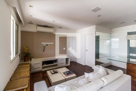 Sala de TV de apartamento para alugar com 3 quartos, 123m² em Tamboré, Santana de Parnaíba