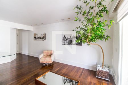 Sala de estar de apartamento para alugar com 3 quartos, 123m² em Tamboré, Santana de Parnaíba