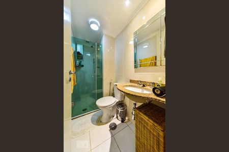 Banheiro Social de apartamento para alugar com 3 quartos, 69m² em Centro, Diadema