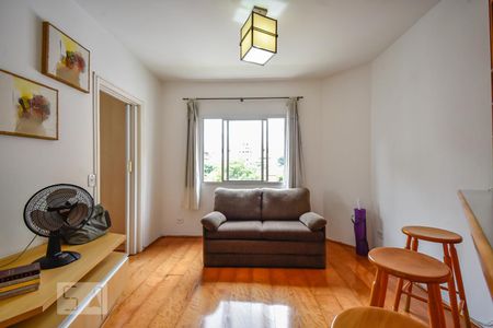 Sala de apartamento para alugar com 1 quarto, 30m² em Bela Vista, São Paulo