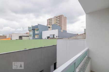 Varanda da Suite de apartamento à venda com 3 quartos, 70m² em Vila Humaitá, Santo André