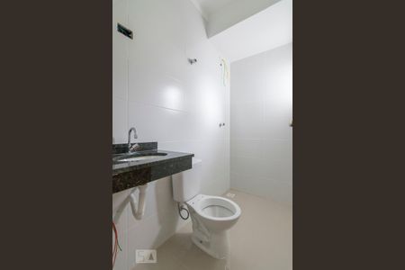 Banheiro da Suite de apartamento à venda com 3 quartos, 70m² em Vila Humaitá, Santo André