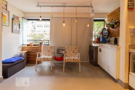 Sala de kitnet/studio à venda com 1 quarto, 35m² em Campo Belo, São Paulo