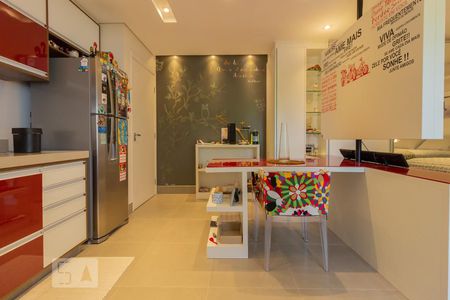 Cozinha de kitnet/studio à venda com 1 quarto, 35m² em Campo Belo, São Paulo