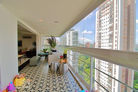 Varanda da Sala de apartamento à venda com 4 quartos, 201m² em Jardim Fonte do Morumbi, São Paulo