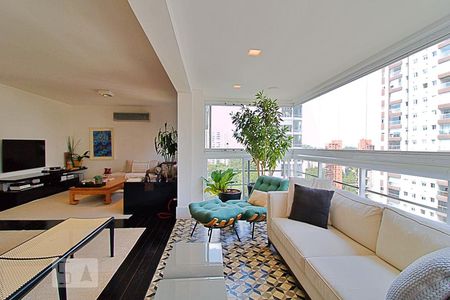 Varanda da Sala de apartamento à venda com 4 quartos, 201m² em Jardim Fonte do Morumbi, São Paulo