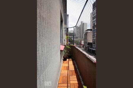 Varanda de apartamento à venda com 1 quarto, 85m² em Jardim Paulista, São Paulo