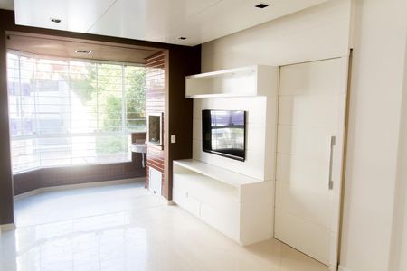 Sala de apartamento para alugar com 3 quartos, 89m² em Coqueiros, Florianópolis