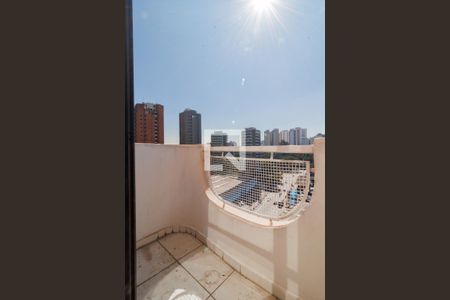 Varanda da Sala de apartamento para alugar com 1 quarto, 58m² em Vila Andrade, São Paulo
