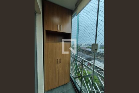 Varanda da Sala de apartamento à venda com 2 quartos, 60m² em Jardim Santa Emília, São Paulo