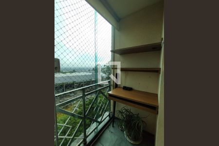 Varanda da Sala de apartamento à venda com 2 quartos, 60m² em Jardim Santa Emília, São Paulo