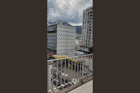 Varanda da Sala de apartamento para alugar com 3 quartos, 79m² em Botafogo, Rio de Janeiro