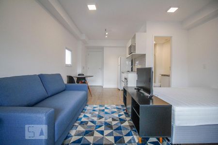 Sala e Quarto de kitnet/studio para alugar com 1 quarto, 38m² em Santa Cecília, São Paulo