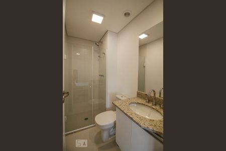 Studio para alugar com 38m², 1 quarto e 1 vaga Studio para alugar com 38m², 1 quarto e 1 vagaBanheiro