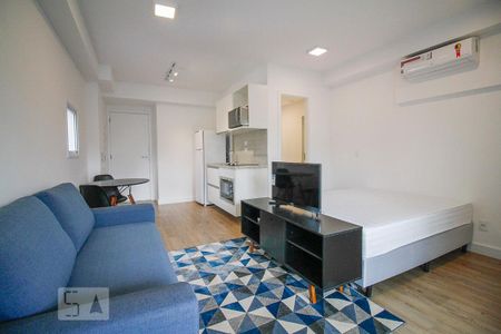 Sala e Quarto de kitnet/studio para alugar com 1 quarto, 38m² em Santa Cecília, São Paulo
