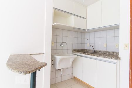 Cozinha de kitnet/studio para alugar com 1 quarto, 40m² em Asa Norte, Brasília