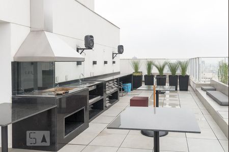 Studio para alugar com 41m², 1 quarto e 1 vagaChurrasqueira