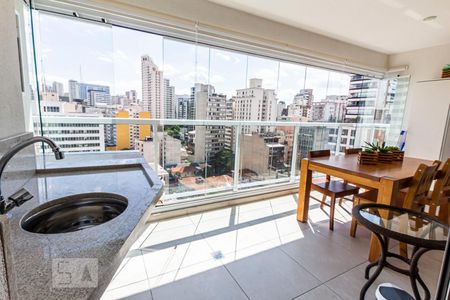 Studio para alugar com 41m², 1 quarto e 1 vagaVaranda