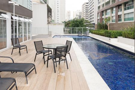 Studio para alugar com 41m², 1 quarto e 1 vagaPiscina