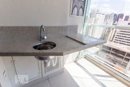 Studio para alugar com 41m², 1 quarto e 1 vagaVaranda
